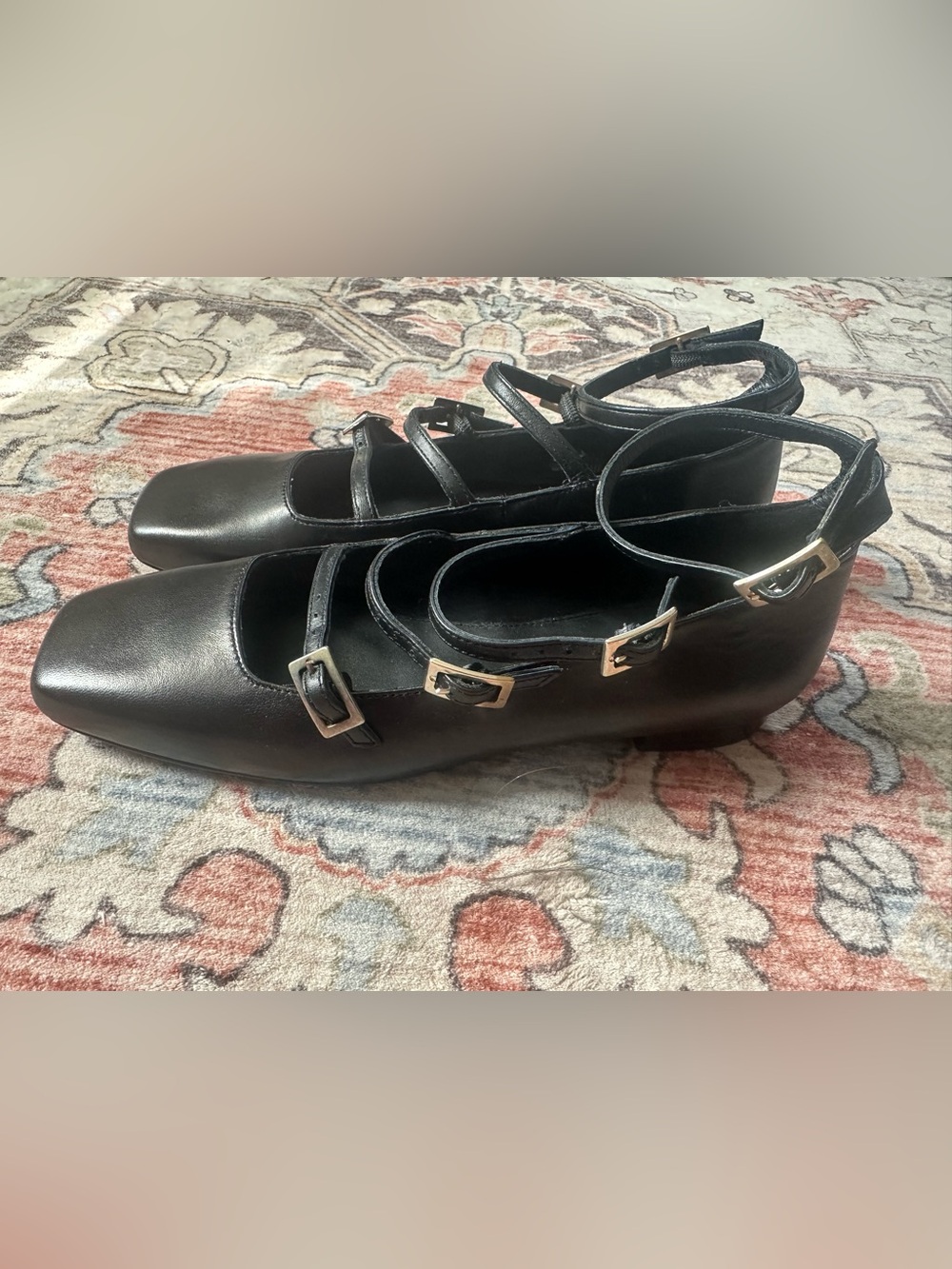 ALOHAS Luke Ballet Flat In Black - Size (39) 8